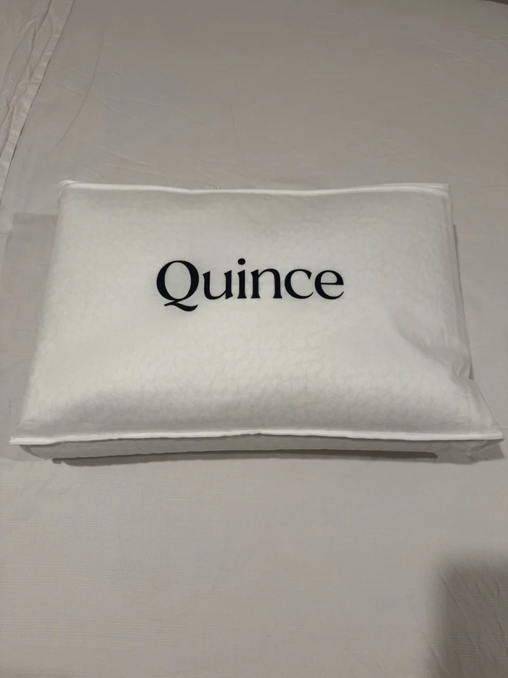 New Organic Cotton Hand Stitched Quilt Set Full/Queen - White MSRP $174